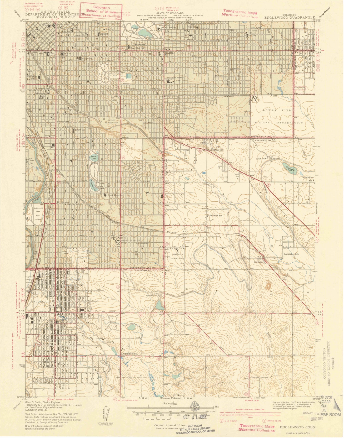 Colorado - Denver South (1940)