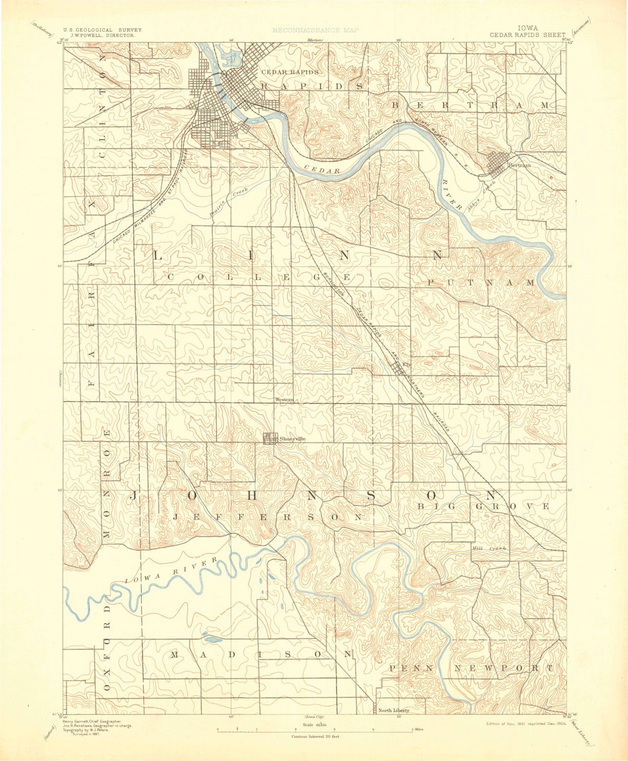 Iowa - Cedar Rapids (1891)