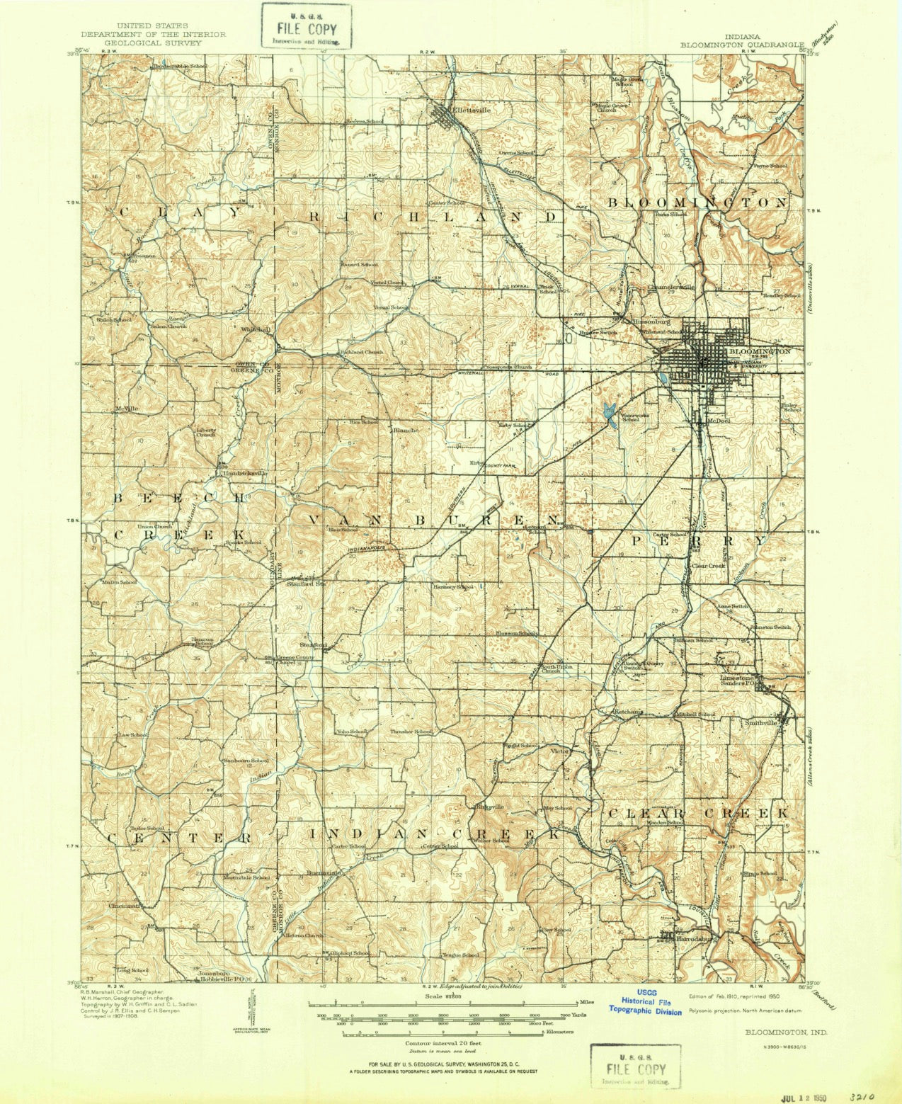 Indiana - Bloomington (1910)