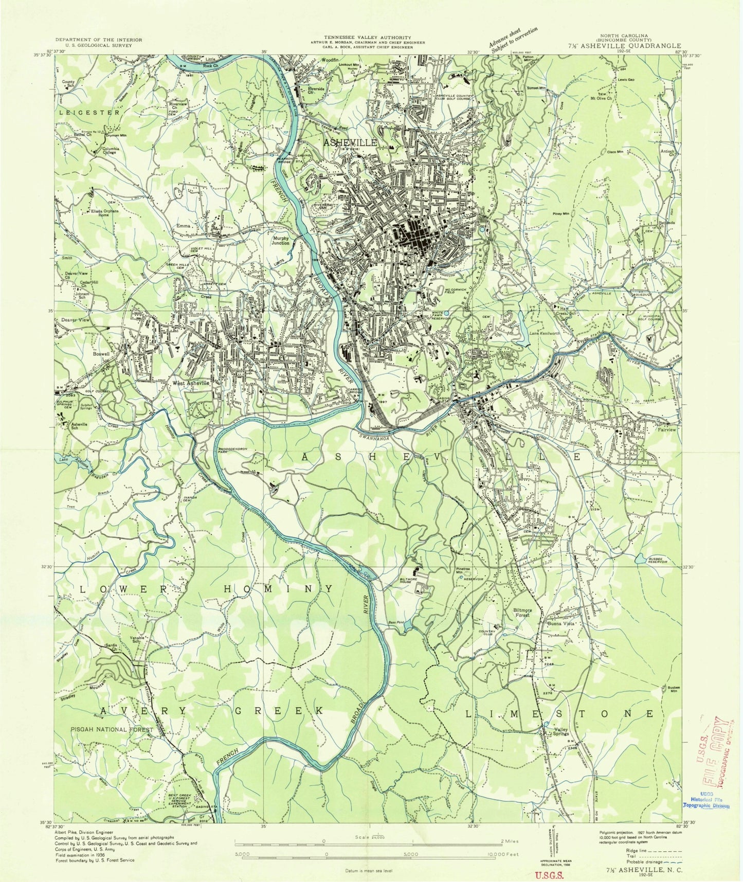 North Carolina - Asheville (1936)