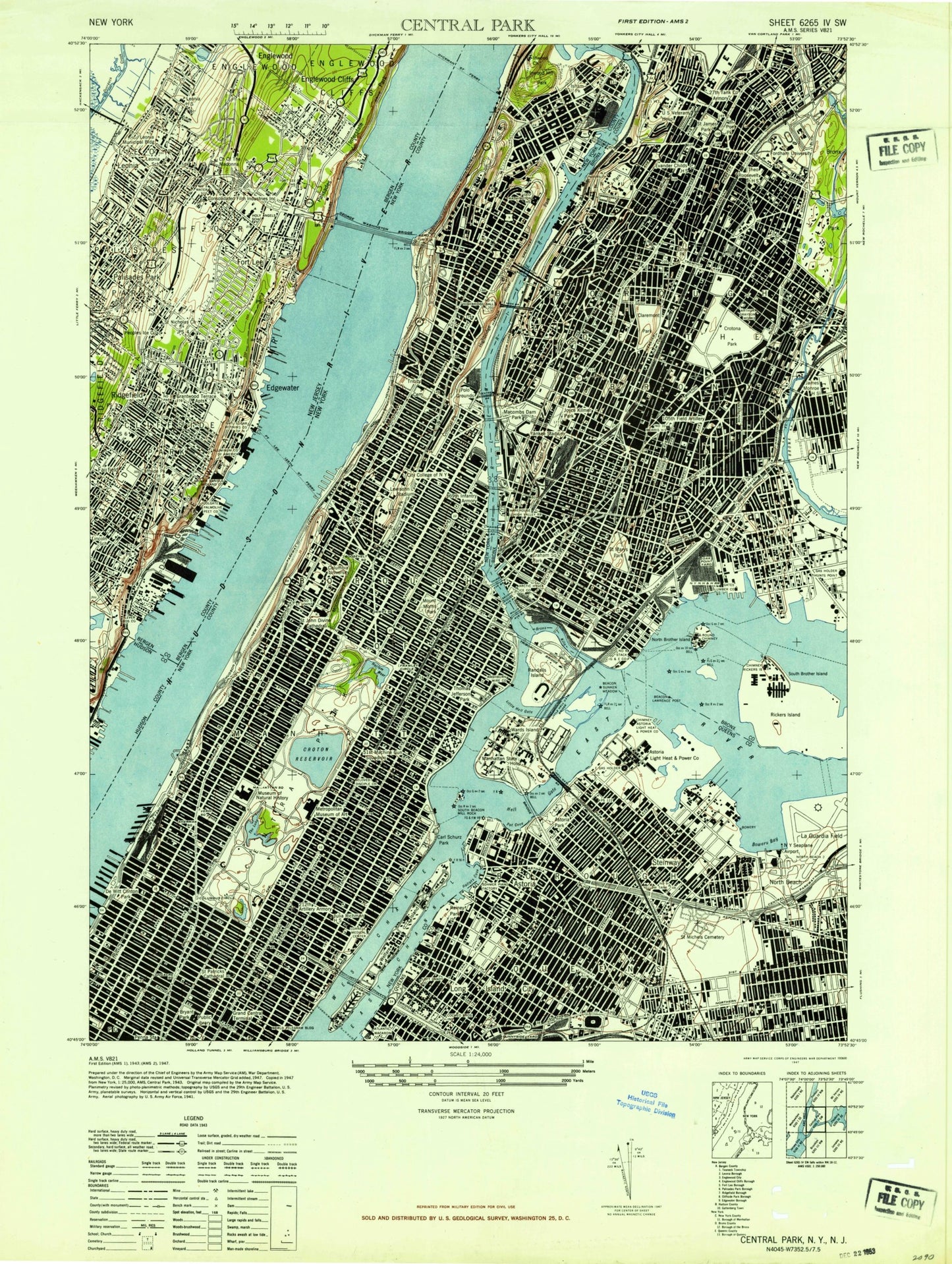 New York - Central Park (1947)