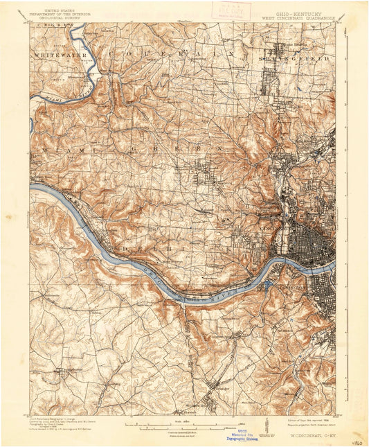 Ohio - Cincinnati West (1914)