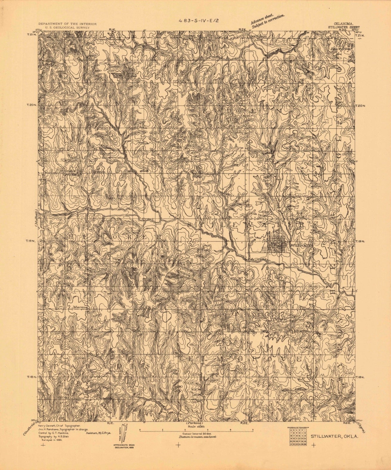 Oklahoma - Stillwater (1893)