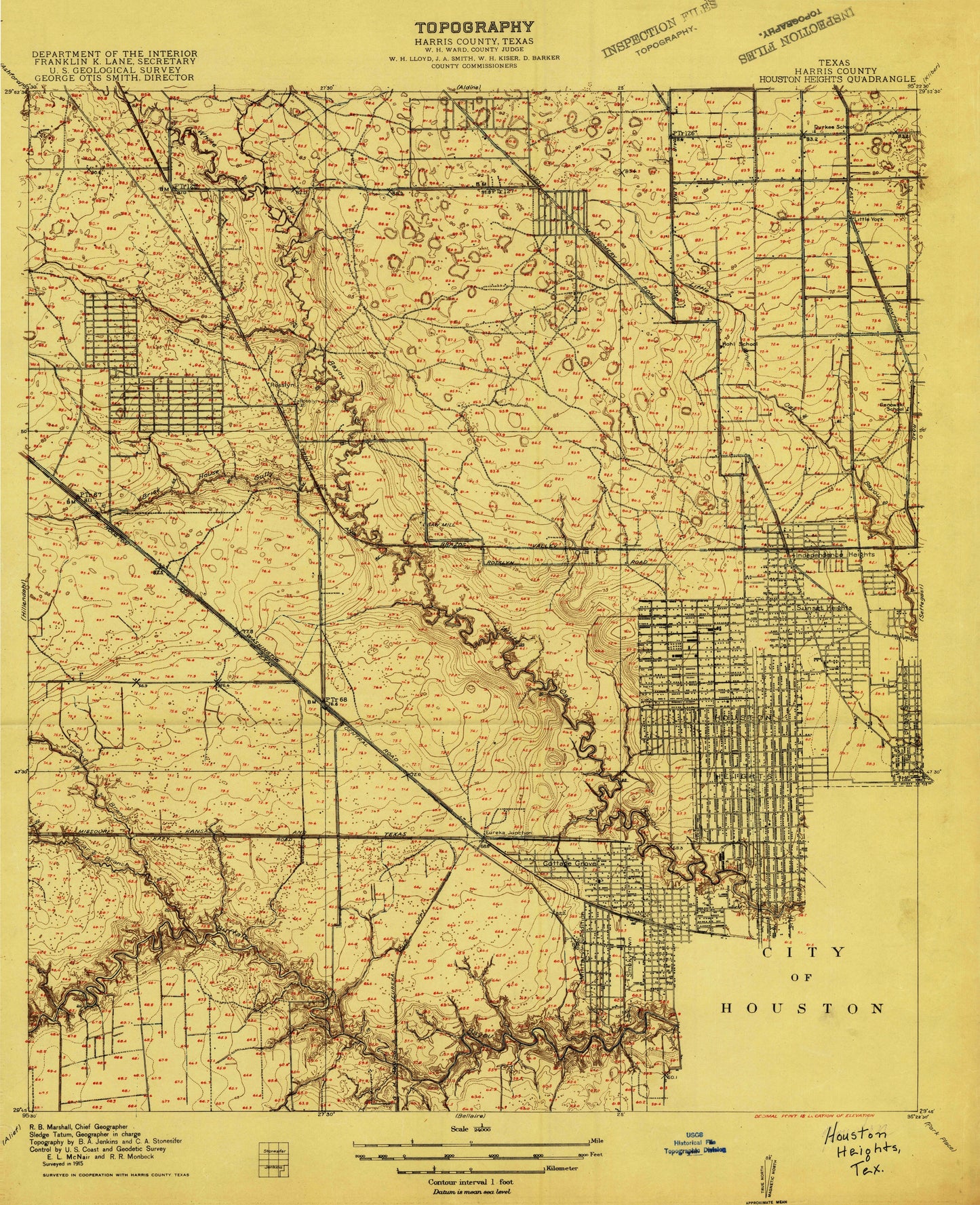 Texas - Houston Northwest (1915)